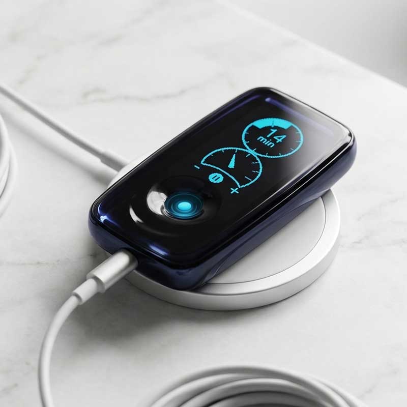 Vagal Buddy tVNS on wireless EverCharge charging pad