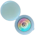 Vagal Care 5ml conductive gel container with rainbow holographic logo sticker on lid
